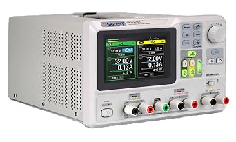 Siglent Technologies Linear Programmable DC Power Supply 220W 3 Channel 32V 3.2A x2 and Selectable Low Voltage