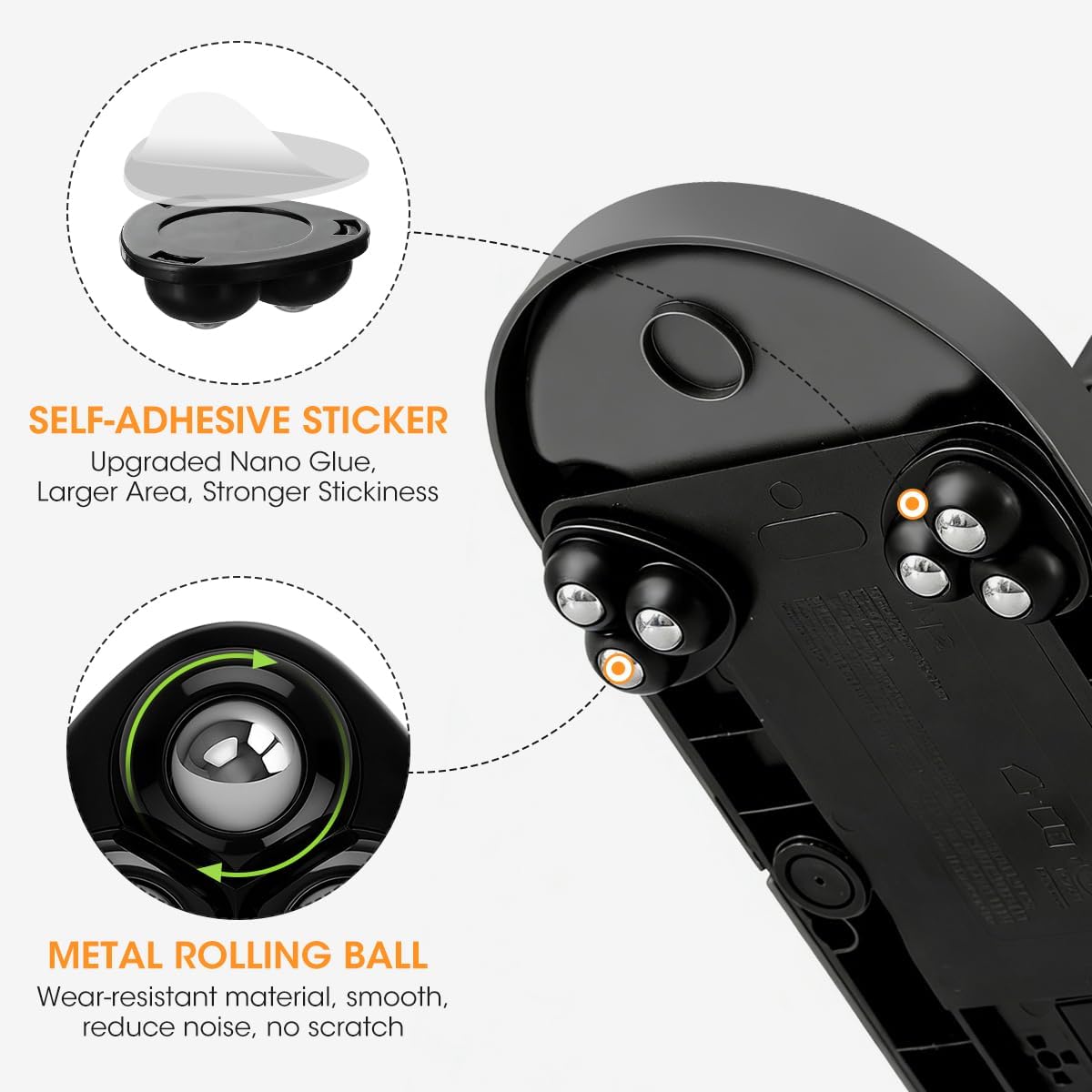 Aieve Appliance Rollers, 8 pcs Appliance Slider for Kitchen Countertop image 4