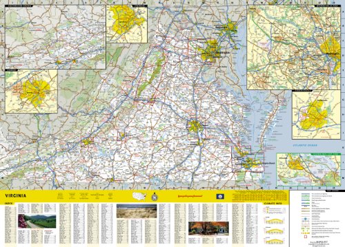 Virginia Map (National Geographic Guide Map) #TOP1