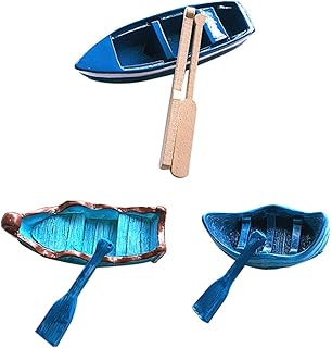 3 conjuntos de micro paisagem barco carro presentes acessórios para bolo pequeno recipiente de vidro decoração barco à vela modelo de barco de boneca mini barco de pesca adorno decorativo resina barco desktop