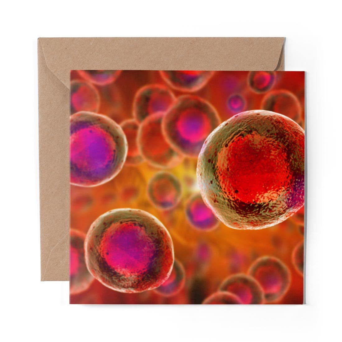 1 x Greeting Card Embryonic Stem Cells Biology Science - Blank Birthday Celebration Anniversary #16852