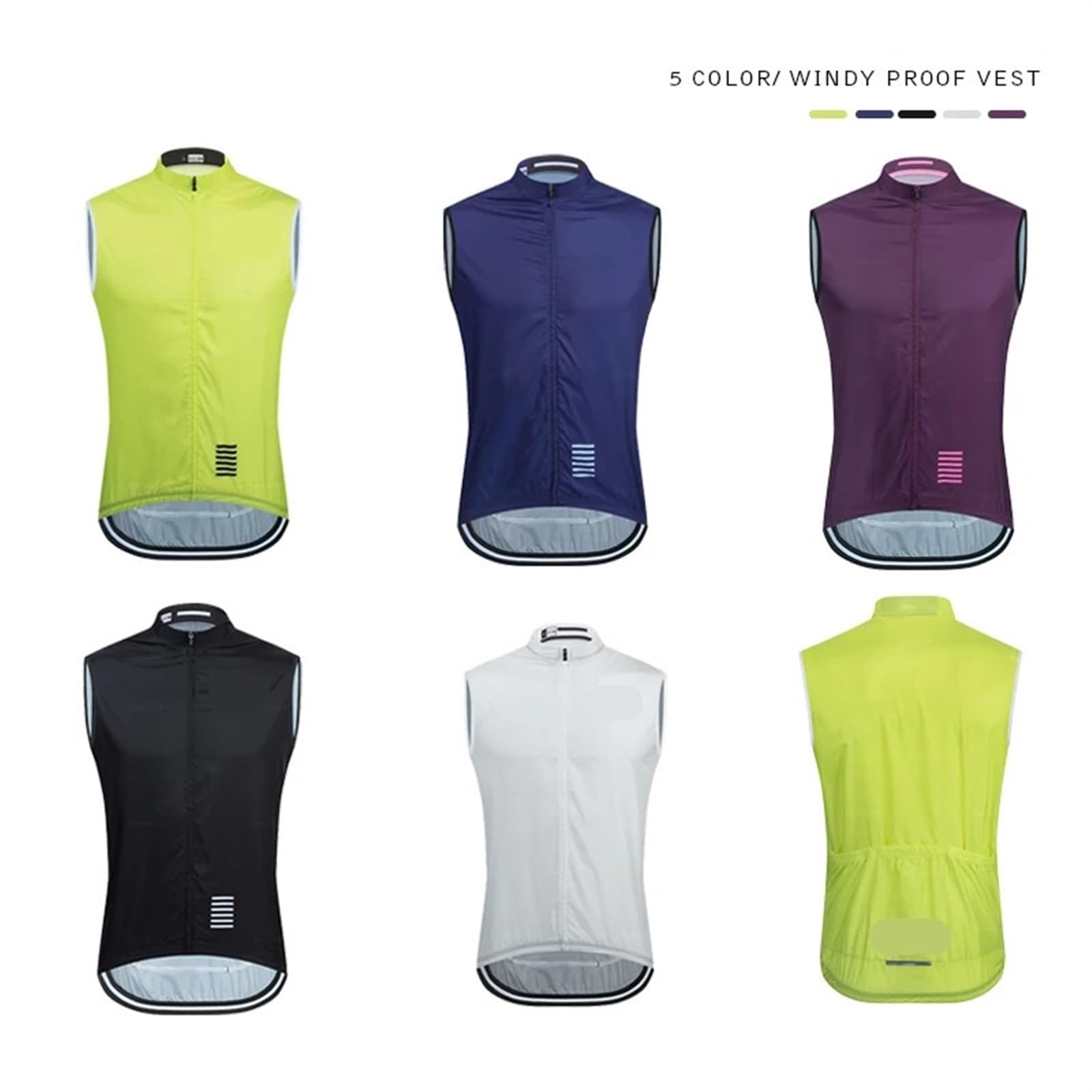Chaleco Ciclismo Chaquetas de ciclismo for hombre, chaleco sin mangas verano, ropa for bicicleta, for carreras bicicletas carretera