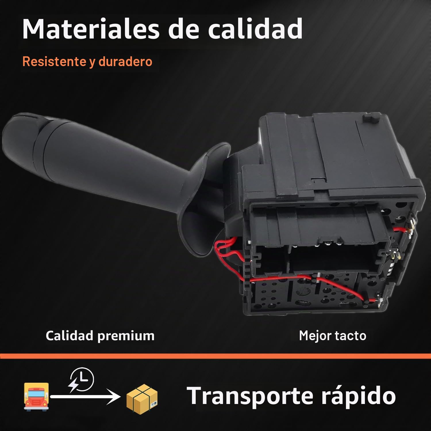 Interruptor Mando Limpiaparabrisas Compatible con Dacia Logan MCV 2 Sandero 2 Lodgy für Renault Cilo 4 Twingo 3 Trafic 3 8201168008 255679326R 251696