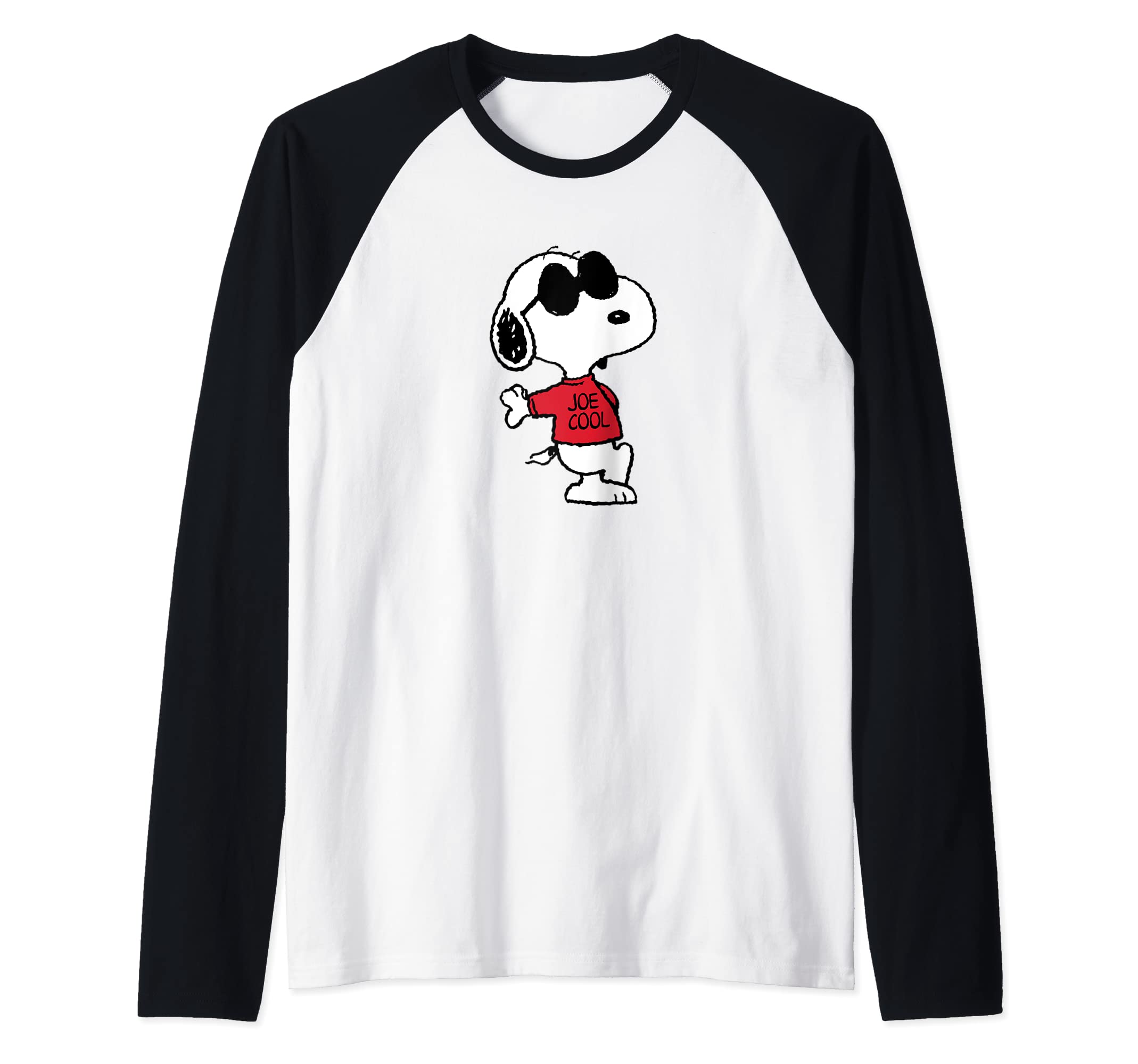 PeanutsSnoopy Joe Cool Raglan Baseball Tee