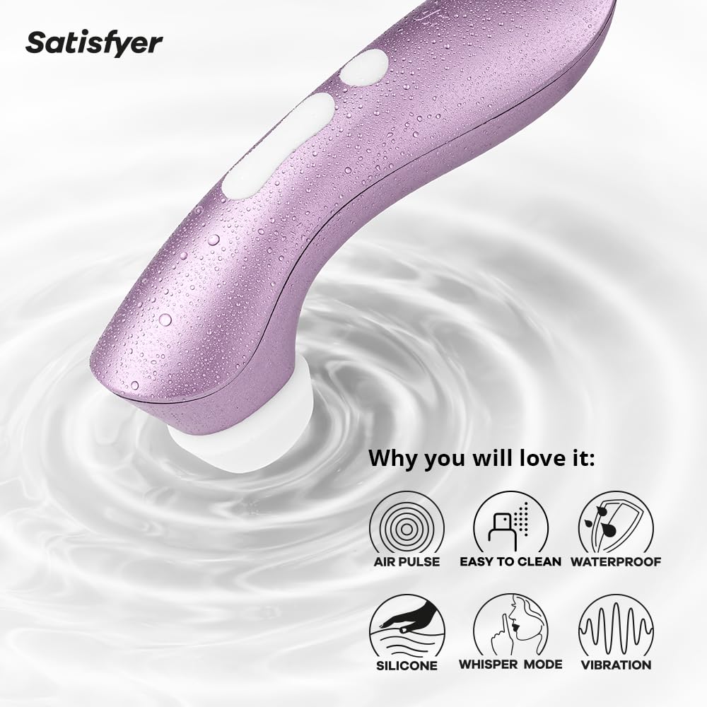 Satisfyer Pro 2 Succionador Clítoris Plus | Vibrador y Estimulador de Clítoris para Mujer | Juguete sexual extremo | Vibrador erótico Ondas de Presión para Ella | Juguetes sexuales