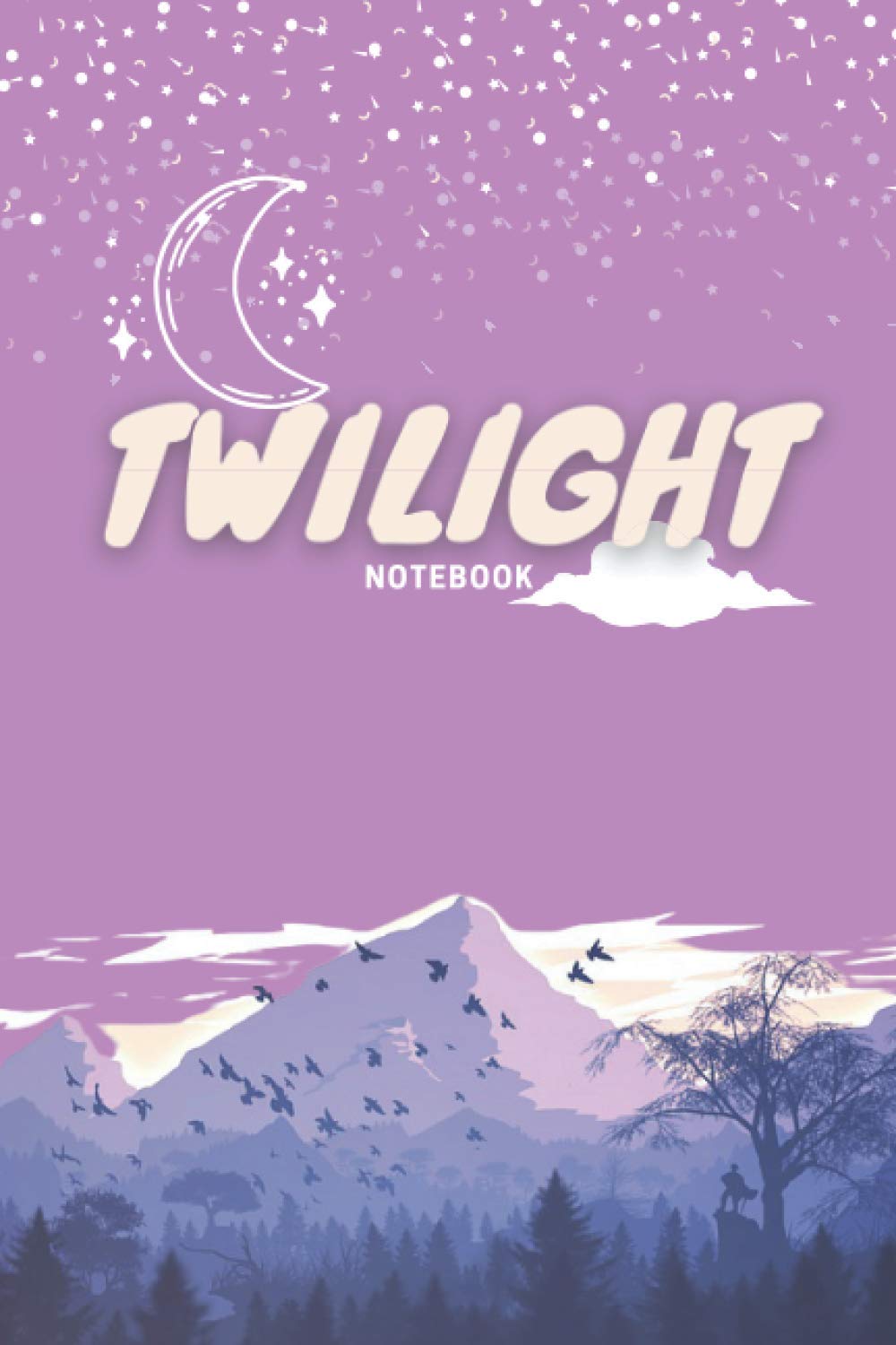 Twilight time: Lined Notebook Journal,size 6x9 Inch. 120 Pages