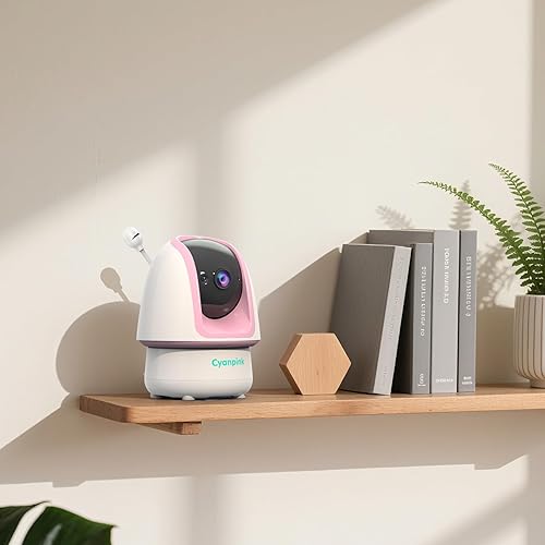 Miniatura 9 de Monitor de video para bebés con 2 cámaras, rango de 2000 pies, HD de 1080p, pantalla de 5 pulgadas, sin WiFi, vista dual, batería de 5000 mAh,