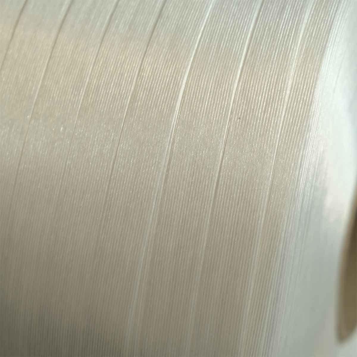 TECPLAST Feuillard Polyester Fil à Fil 13 mm x 1100 m FF - Qualité Pro - Feuillard de cerclage Textile Pet pour Charges Lourdes
