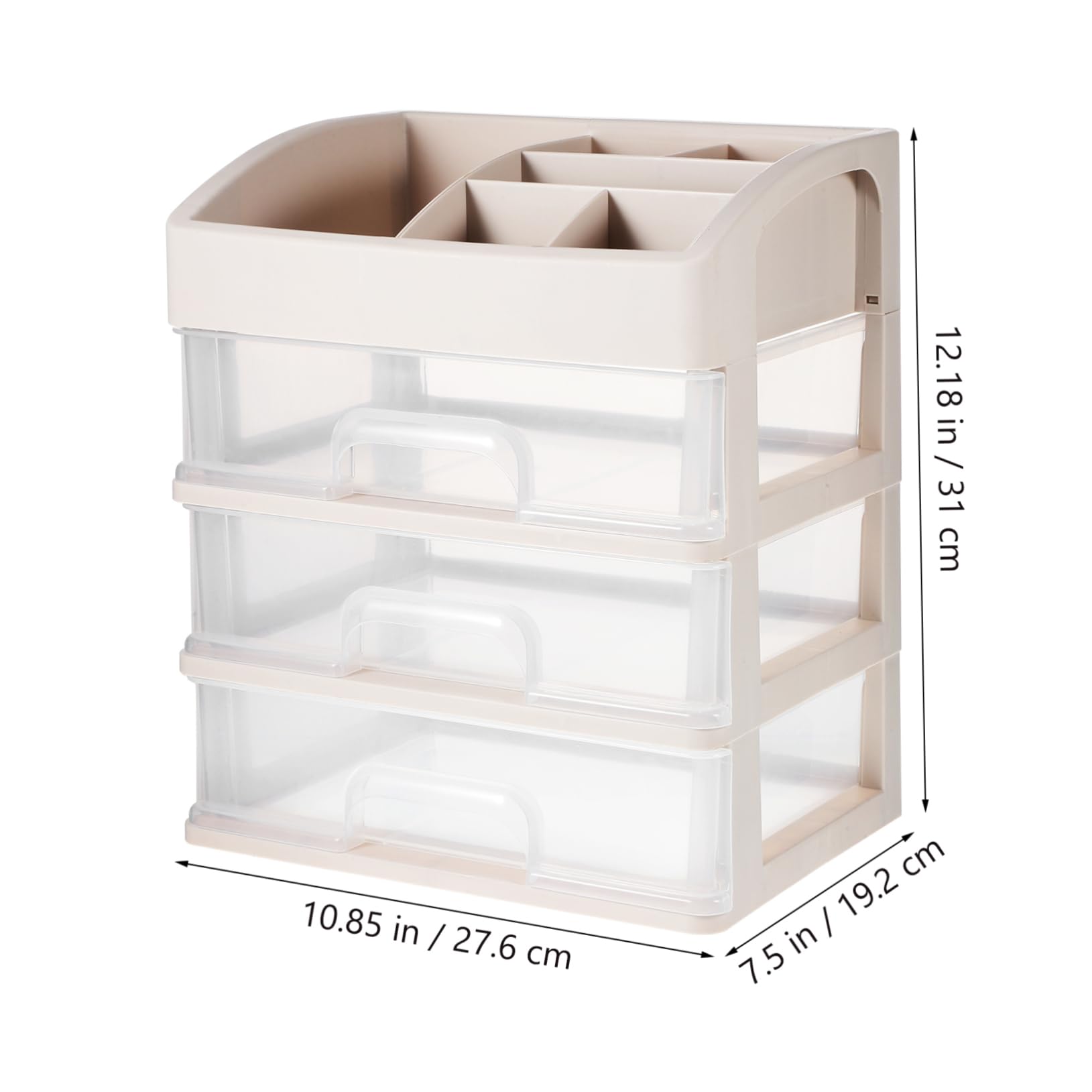 Angoily Organizer da Scrivania a Cassetti Piccolo a Tre Strati
