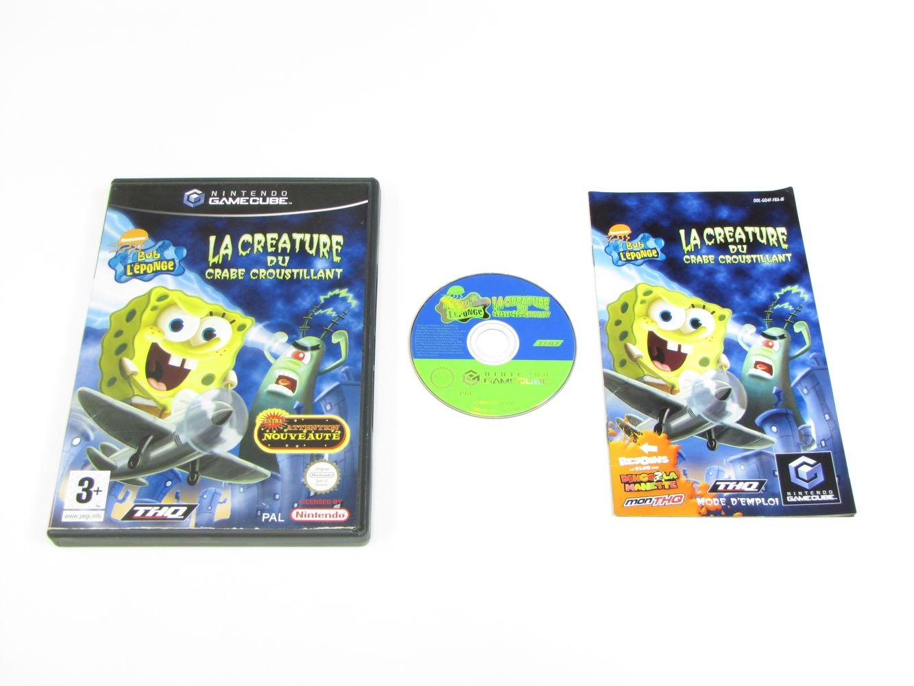 Jeu PS2 : Bob L'éponge - La Créature Du Crabe Croustillant - Neuf Sous Blister