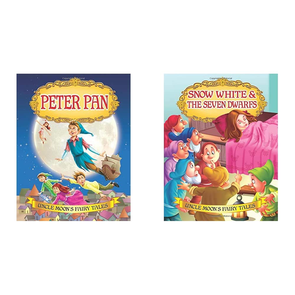 Uncle Moon:Peter Pan [Paperback]+Snow White & The Seven Dwarfs (Uncle Moon's Fairy Tales) (Set of 2 Books)