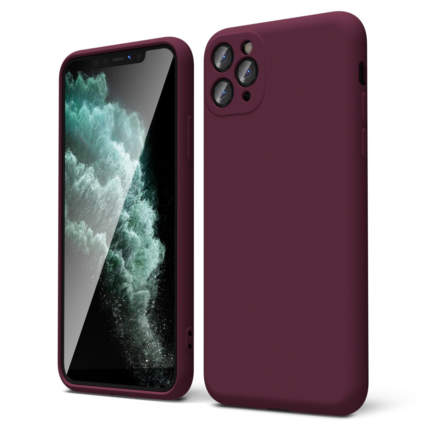 oakxco for iPhone 16 Pro Max Case Liquid Silicone, Soft Rubber Gel Elegant Aesthetic Basic Simple Cover, Cute Thin Slim TPU Matte Solid Color Plain Smooth Case for Women Girl, Light Pink — view 699