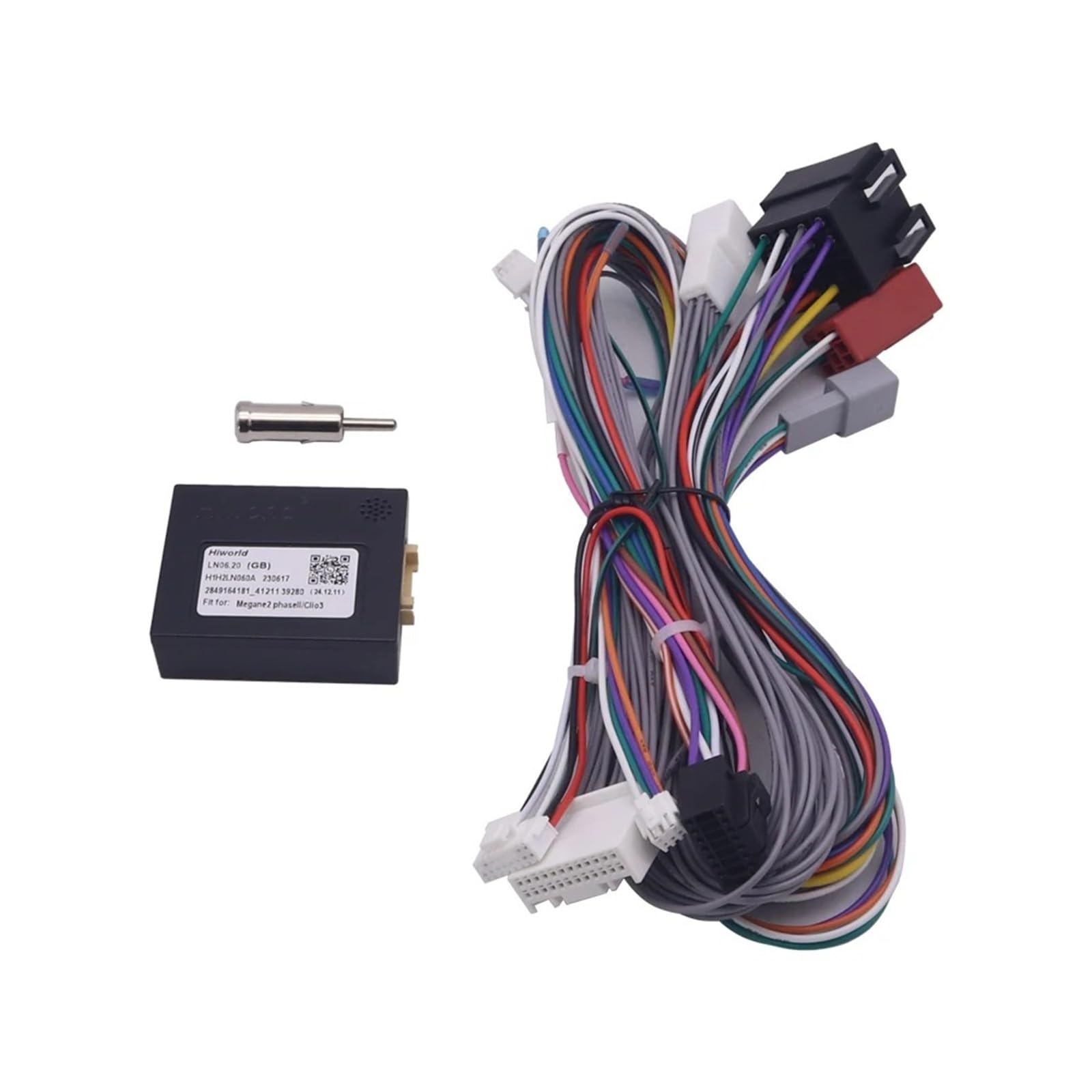 Cadre Panneau D'autoradio Câble De Câblage d'alimentation Stéréo De Voiture 16 Broches Canbus Réserve L'autoradio OE pour Megane 2 2004-2007 | Cable canbus