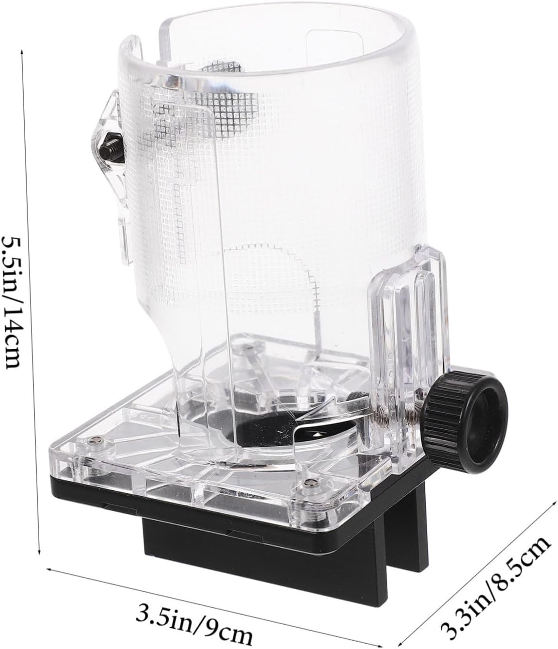 LIFKOME Router Woodworking Slotting Bracket Chamfering Attachment Trimmer Guide Router Tool