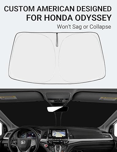 Vista 444 de Proadsy Parasol para parabrisas para BMW X1 F48 2016-2022 de 4 capas plegable, protector de parasol frontal que bloquea los rayos UV y mantiene