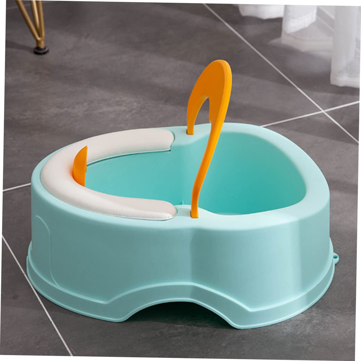 Inodoro Pequeño Infantil Azul de Pp y Pvc, Diseño Compacto