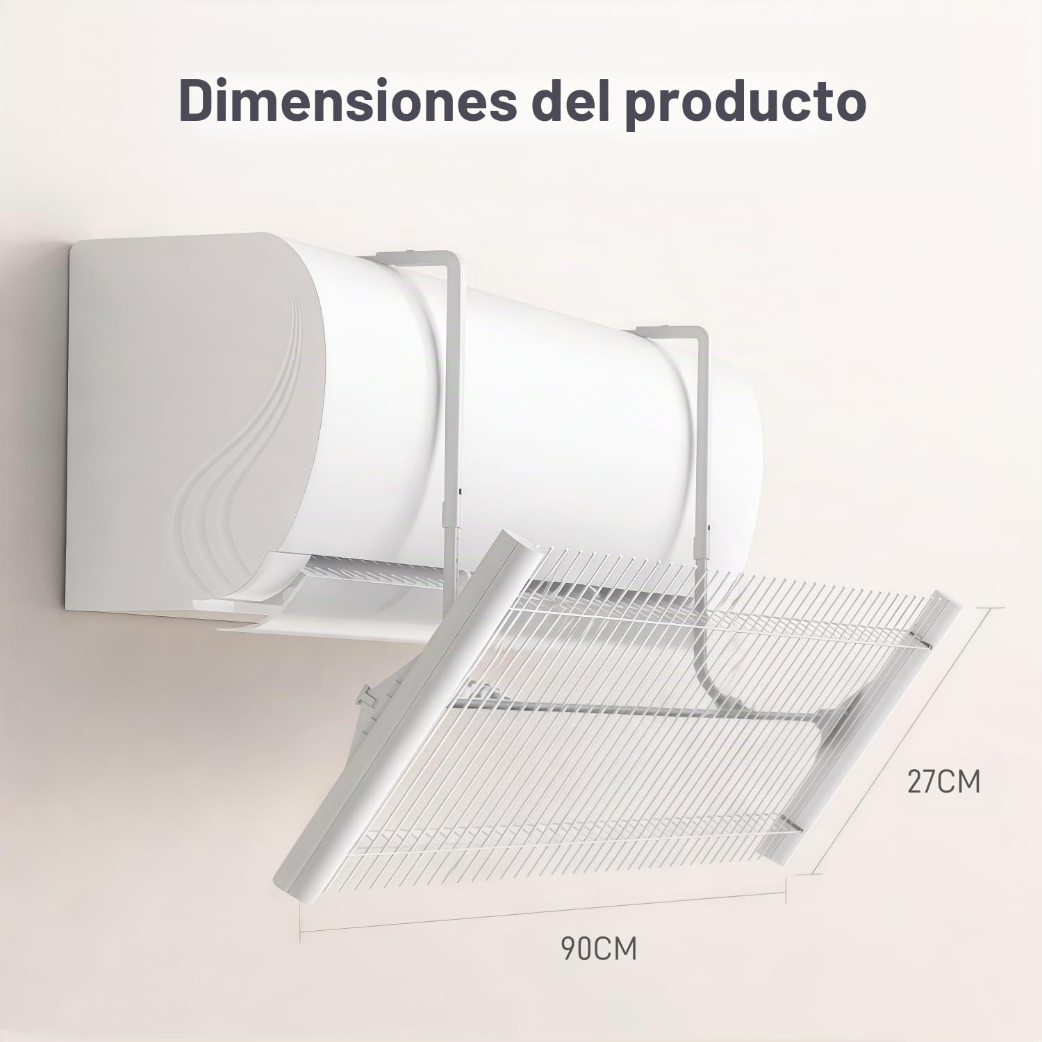 Deflector Aire Acondicionado, Déflecteur de Climatiseur Ajustable Aleación de Aluminio y ABS Anti Directo Soplando Difusor Aire Acondicionado