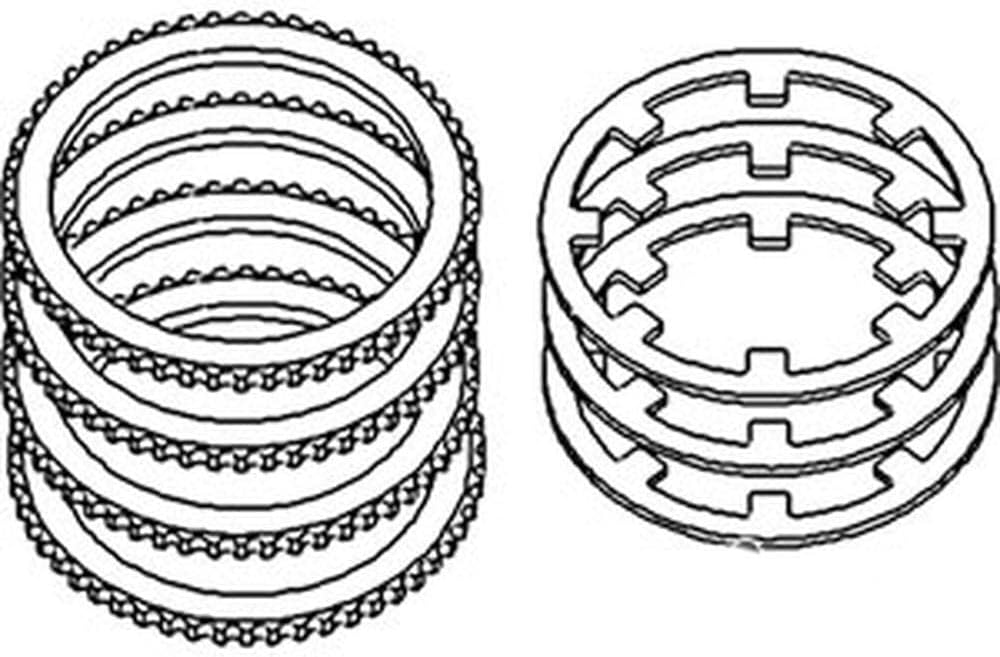 TM USWWAGOODS Replacement For/Fits Transmission Disc Kit Fits John Deere 8430 8630 4620 4630 6030 RE37120