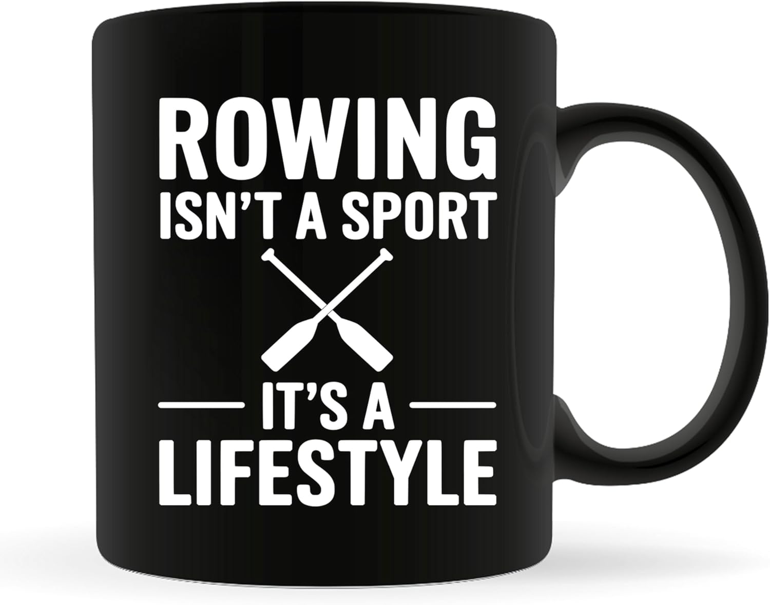 Rower Coffee Mug 11oz Black -Sport A – Rowing Gifts For Men Women Boat Team Athlete Lake Lover