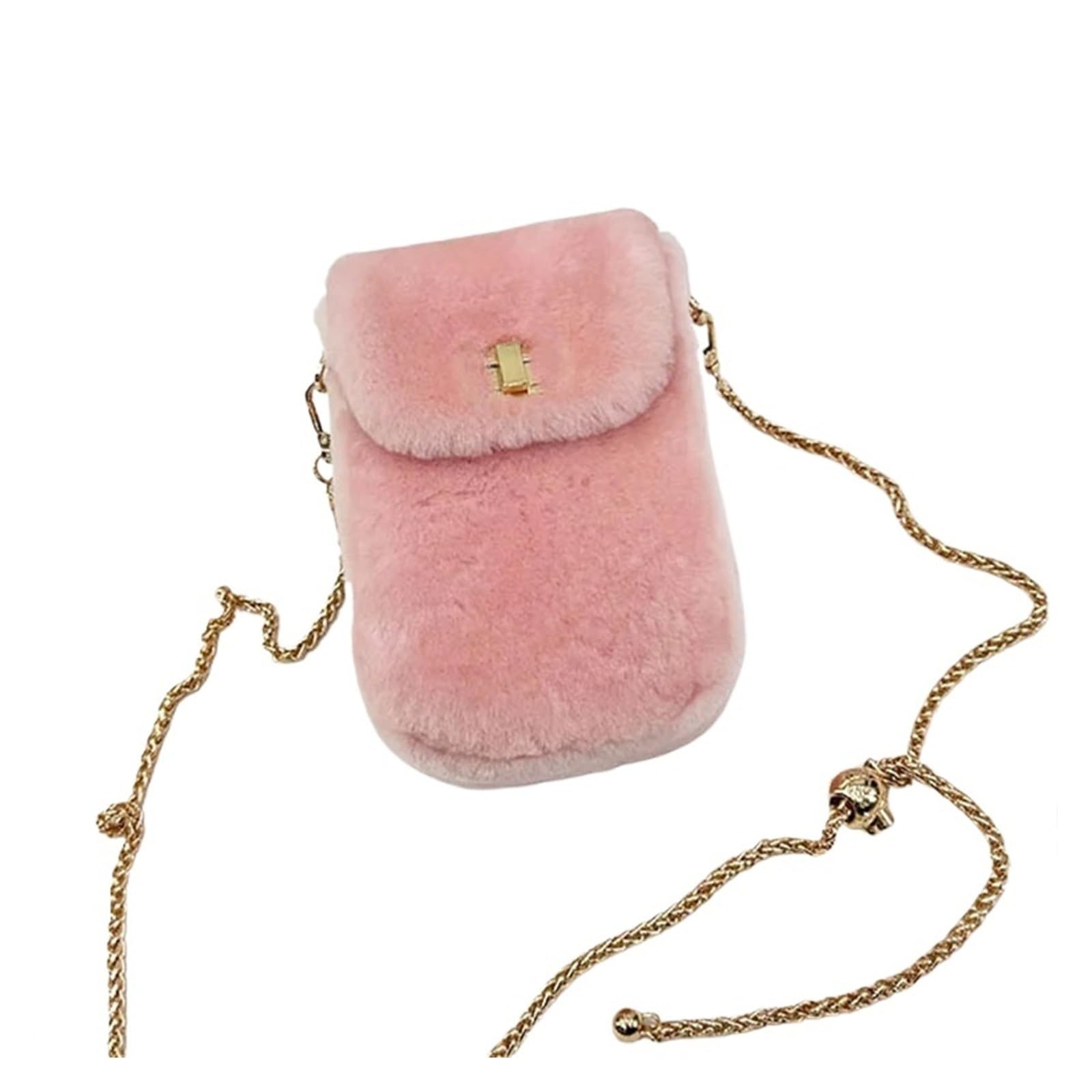 Torba damska Wełniane futro Klasyczne etui na telefon Designerskie damskie wszechstronne Crossbody dla kobiet