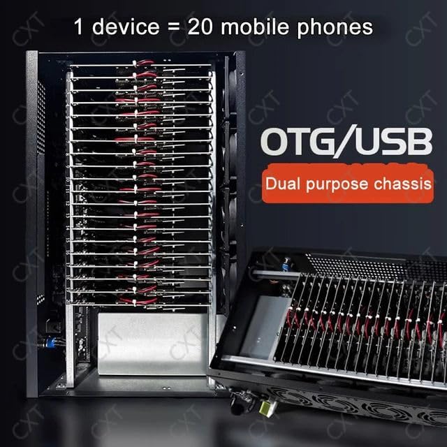 Android Phone Farm Server Box System Farm Machines Hub Usb Setup