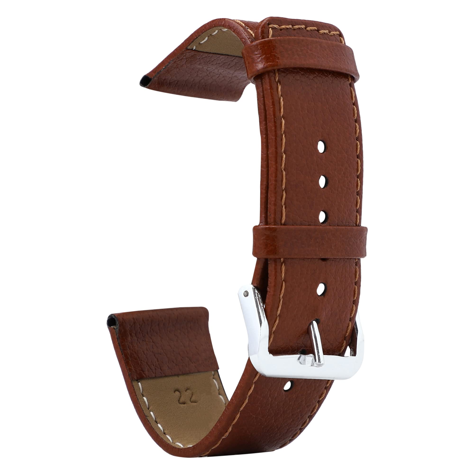 ADAMO Univarsal vegan leather Wrist watch strap P27CTE09 (22mm) (B0BVG8SRN4) Amazon Price History, Amazon Price Tracker