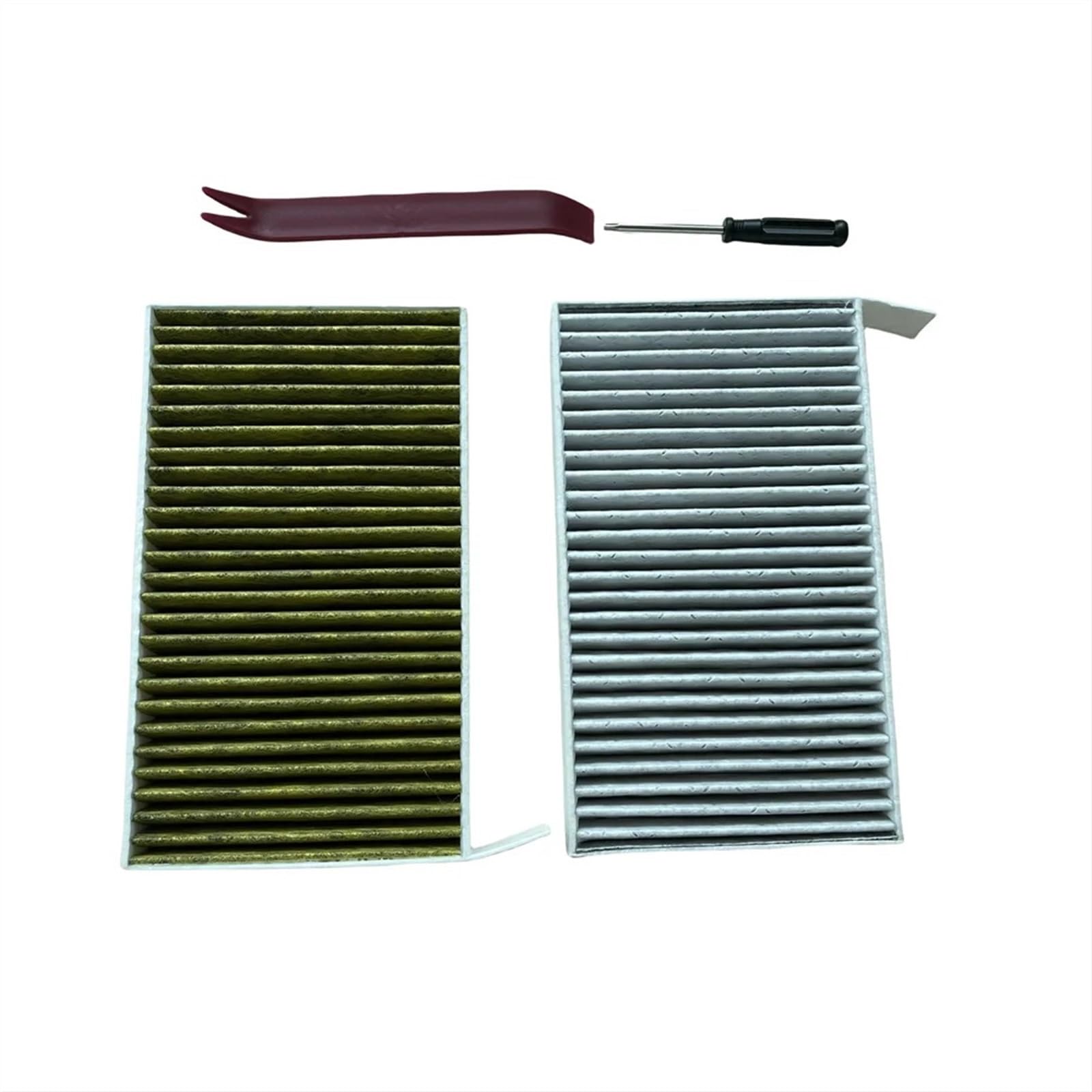 Aejghfwjh One Color Cabin Air Filter For Tesla For Model 3 Y 2 Pcs Activated Carbon Air Filter