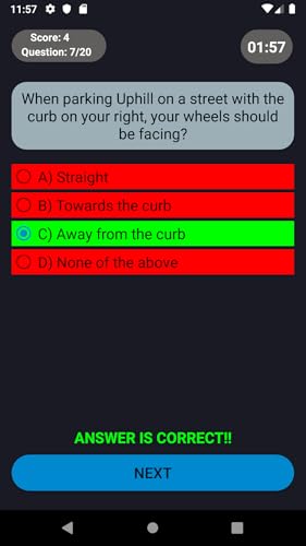 DMV Quiz for New Jersey