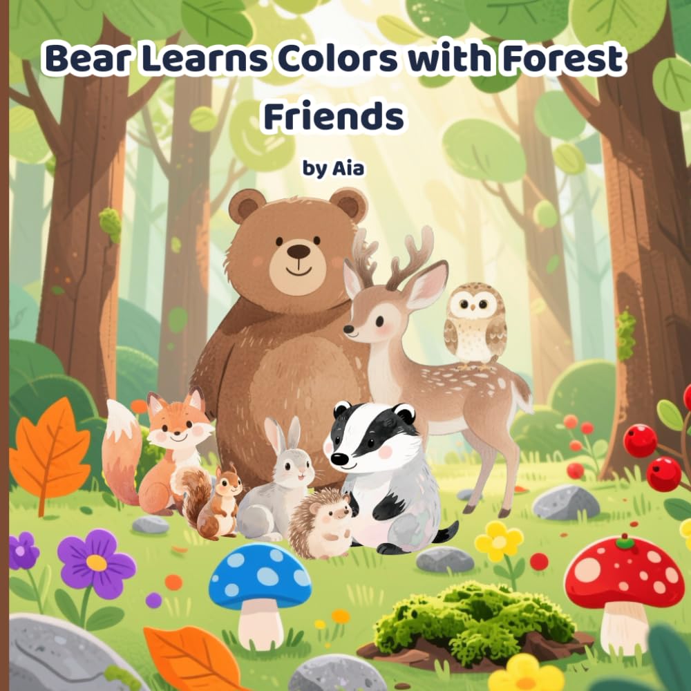 Bear Learns Colors with Forest Friends: A Gentle Educational Story for Kids Ages 3–8 to Discover Colors in Nature (The World of Bear)
