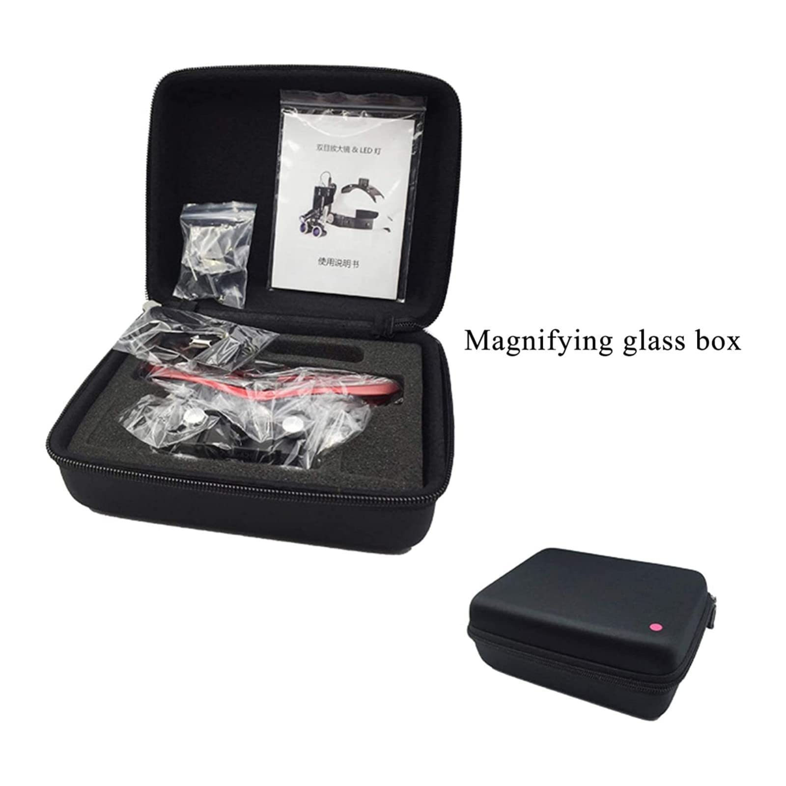 Lupas binoculares quirúrgicas dentales 3.5X 420mm gafas ópticas