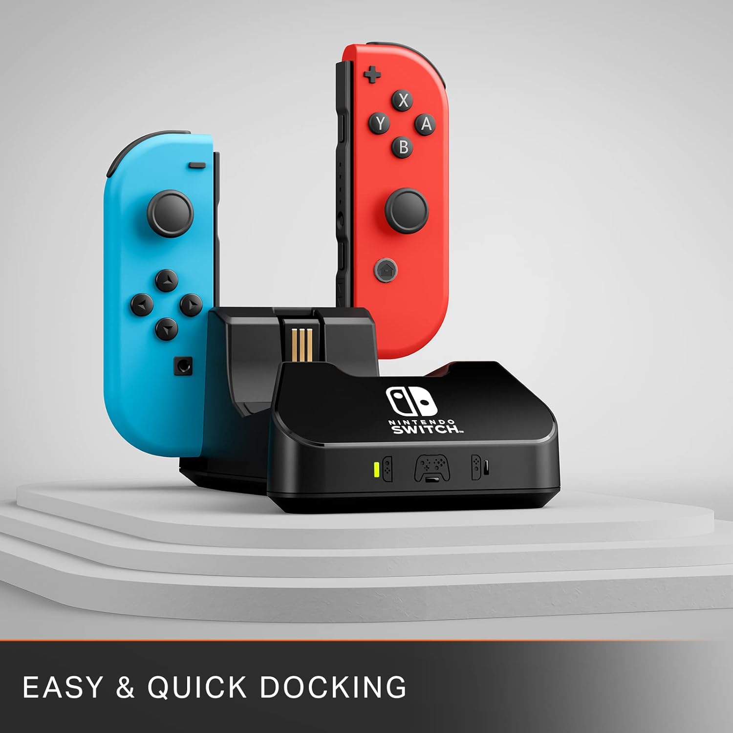 PowerA Controller Charging Base for Nintendo Switch, Black, Wireless Controller charging, Charge, rechargeable battery, Nintendo Switch, Joy-Con Charging, PowerA Wireless Charging : Everything Else