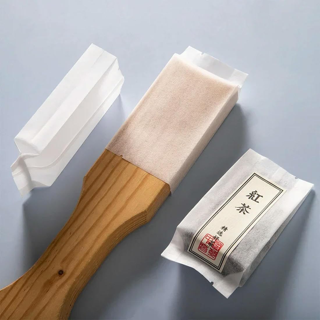 Bolsas de Papel de algodón Blanco de 100 Piezas, Bolsas de té con Especias, Bolsas de Embalaje de Hojas de té para el hogar, Bolsas de Embalaje de Cinco Granos Diversos