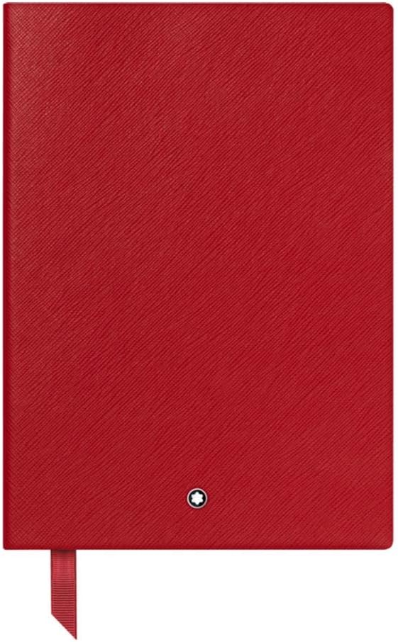 Notebook 116521 Fine Stationery #146 Red – Elegant Soft Cover Journal – Lined Notebook with Leather Binding – A5