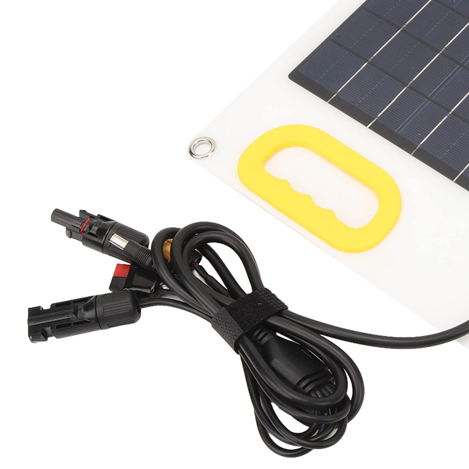 Zestaw Paneli Słonecznych, Przenośny Panel Słoneczny z Polikrzemu o Mocy 100 W i Kontrolerem MPPT 30 A. Dwa Porty USB. Panele Słoneczne dla kamperóW.