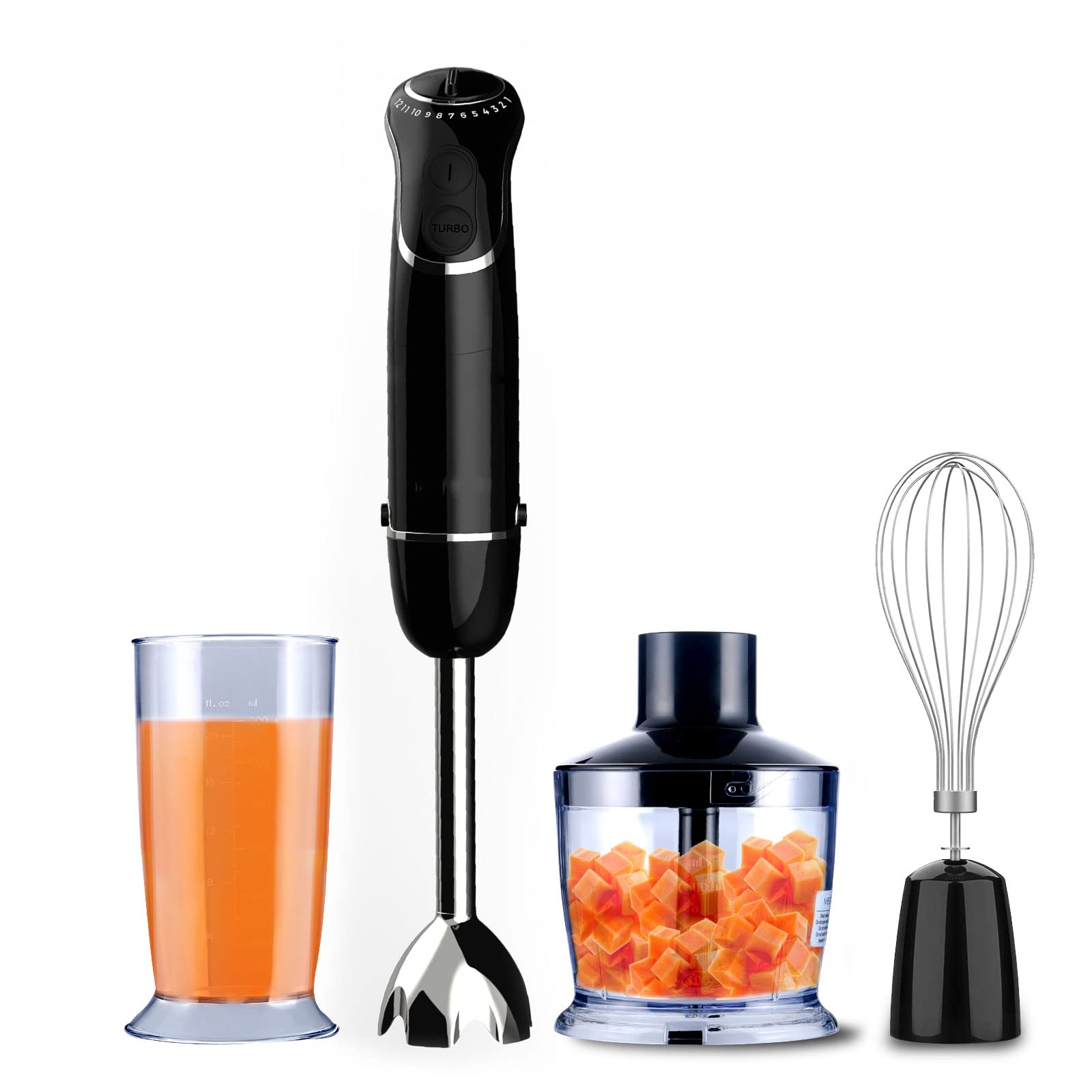 Buy 2022 800Watt 12Speed Immersion Hand Blender(Titanium Reinforced