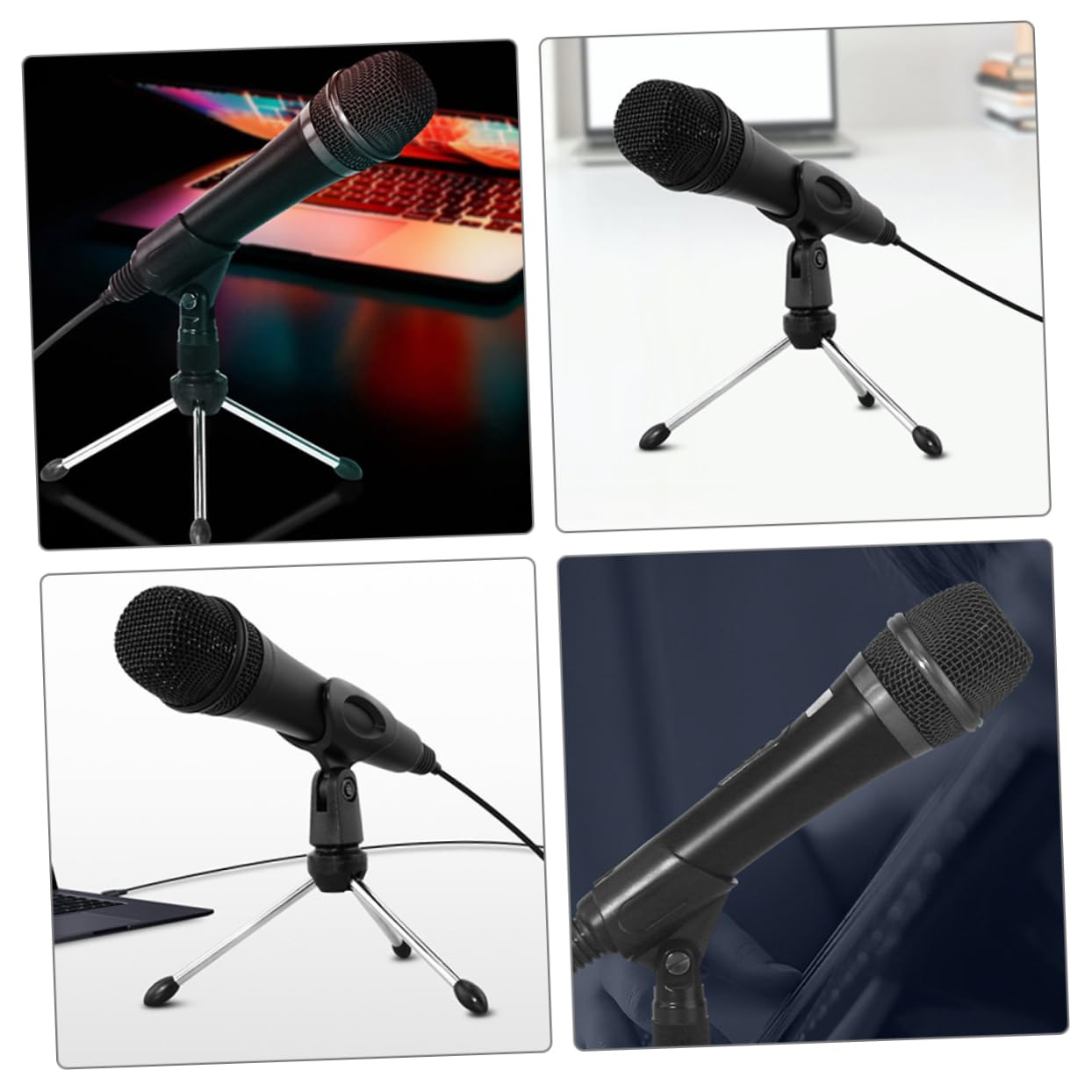 BESPORTBLE Microfono Condensatore Materiale Abs e Metallo Cattura Vocale Accurata USB Cavo per Streaming e Conferenze per Performance Sul Palco e Trasmissioni Radio