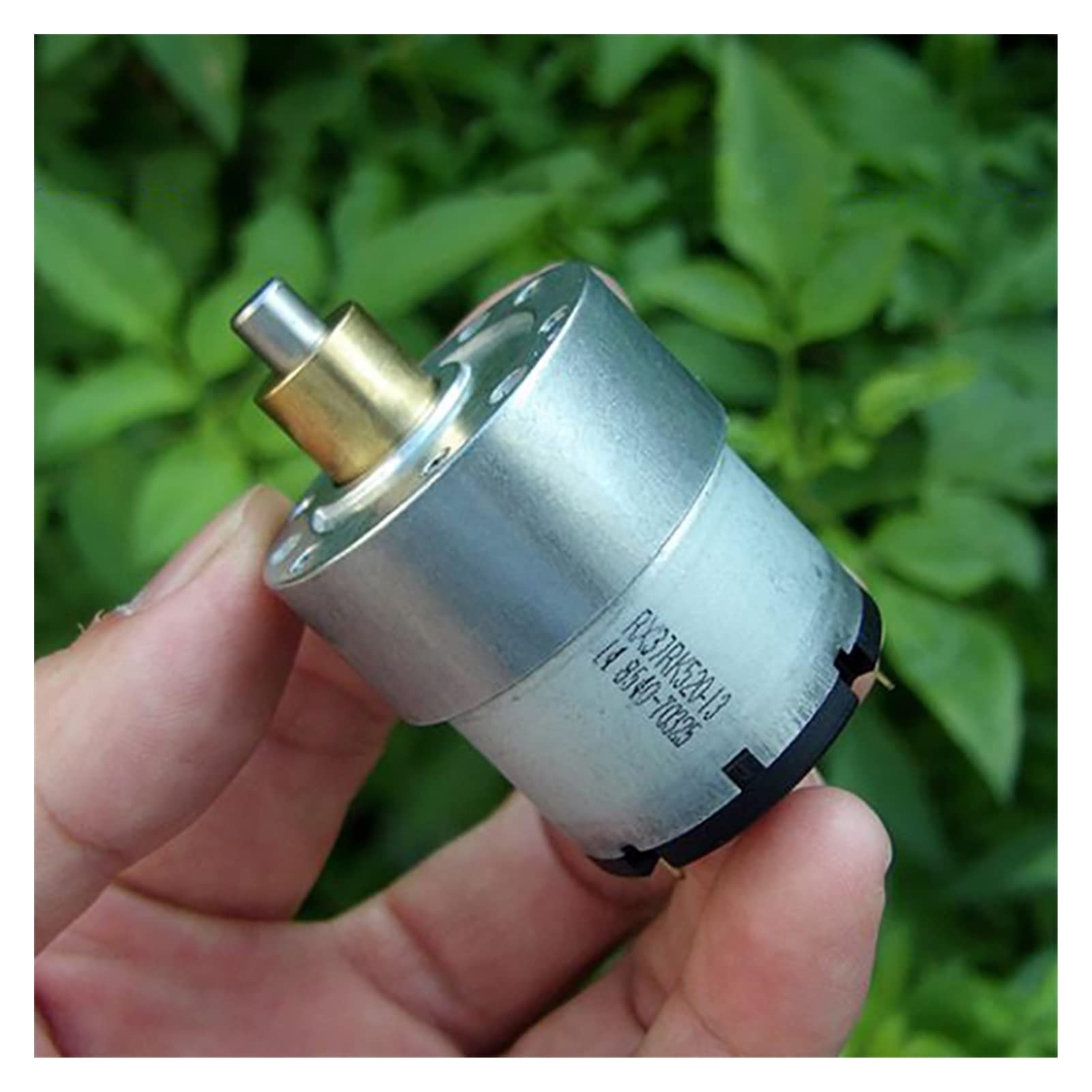 Motoréducteur DC 12V 24V de 33mm avec engrenage en nylon silencieux pour petits robots
