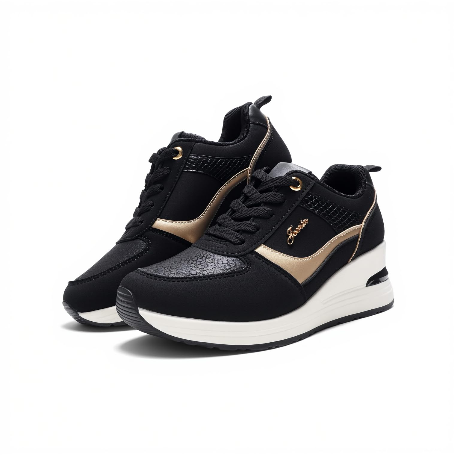 JOMIX Zapatillas Mujer Suela Gruesa Cómodas Suaves paara Caminar Estilo Urbano Informal CWSC265146ES