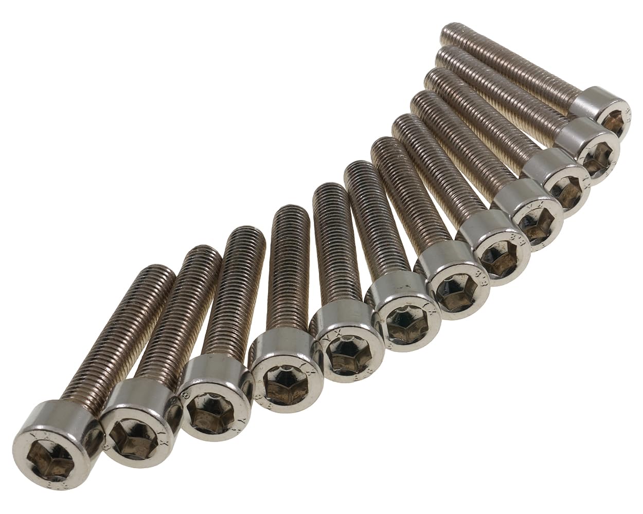 2EXTREME M7x40 Sechskantschrauben 12 Stück Schrauben aus Stahl Gewindeschrauben Motorrad Roller Quad Werkstatt Befestigung Schraubensatz