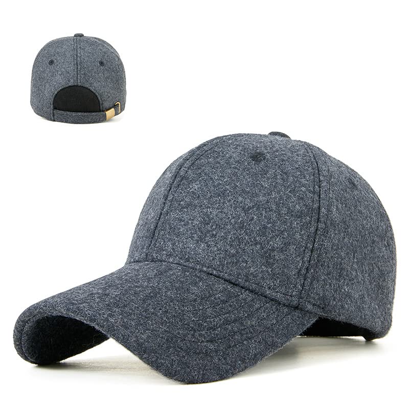 YAMEE Baseball Kappe für Herren: Weich, Warm und atembarähnlich, perfekt für große Köpfe im Winter, verstellbare Cap im 