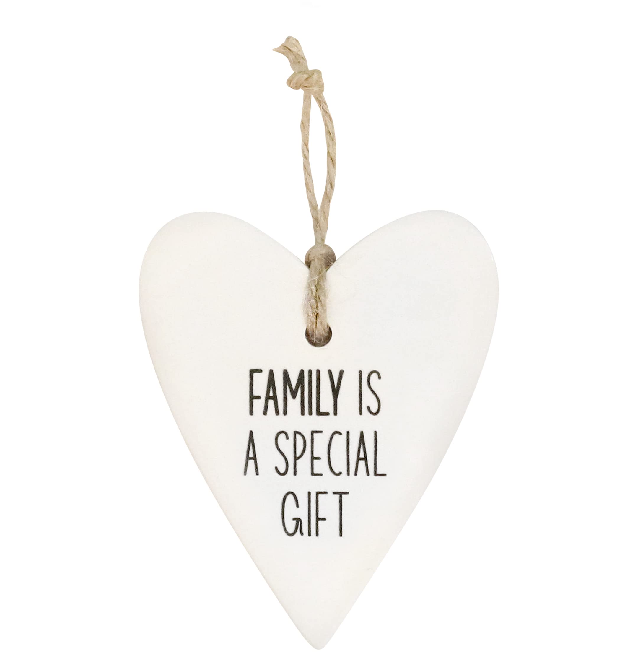 Splosh Loving Hearts - Family - Sentimental Personalised Gifts, Inspirational Quotes, Stunning Hanging Heart for Mum and the Whole Family on Special Occasions.