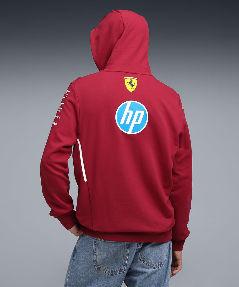 PUMA Scuderia Ferrari F1 Sudadera del Equipo 2025 - Rojo - Talla