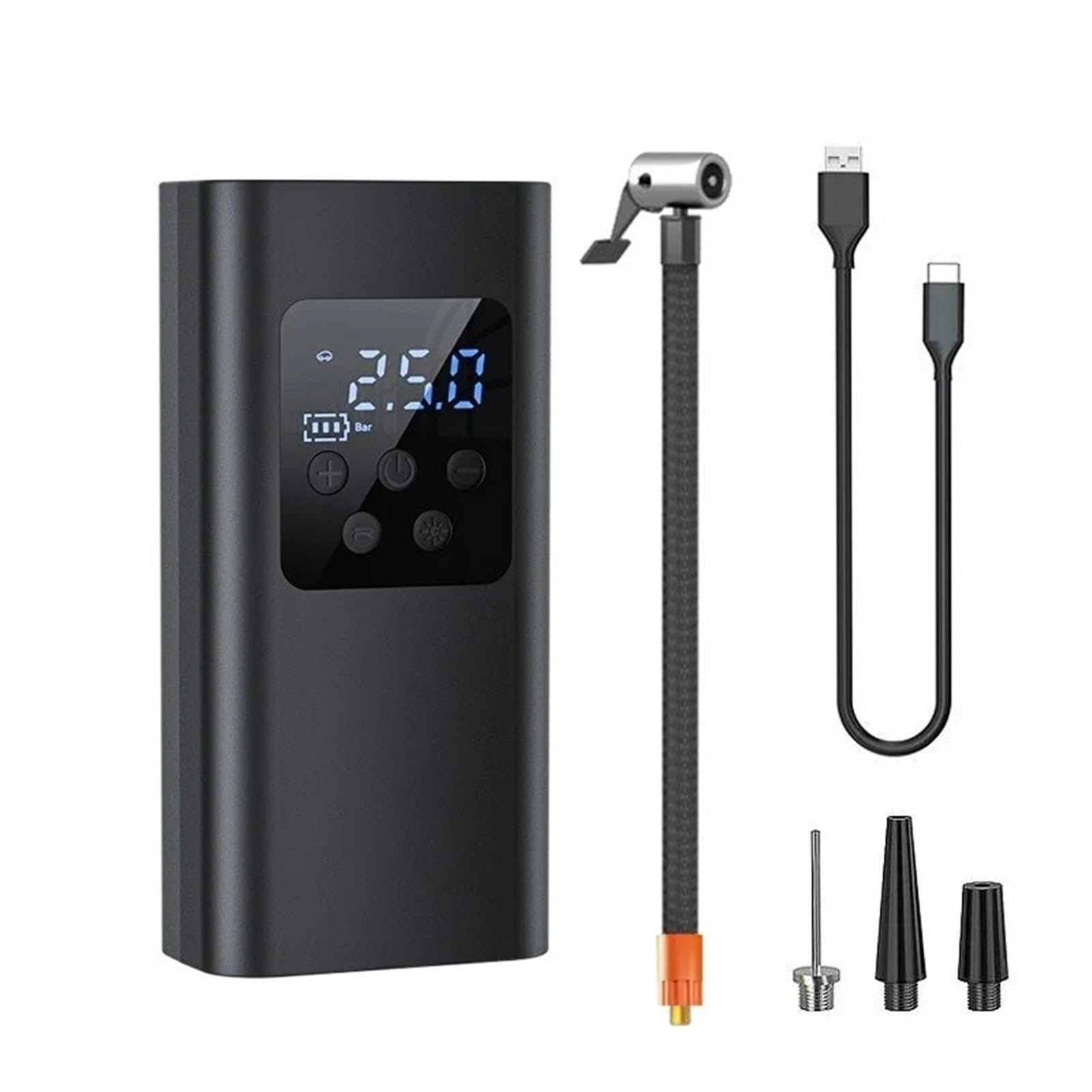 Inflador Ruedas Coche Para motos de coche Portable Electric Air Compressor | Inflador de compresor de aire Para bomba inalámbrica para coche, inflador de neumáticos Para luz Led, eléctrico