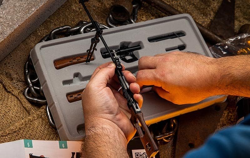 Miniatura 2 de GoatGuns Modelo SVD Dragunov en miniatura  Kit de construcción de metal fundido a presión a escala 13