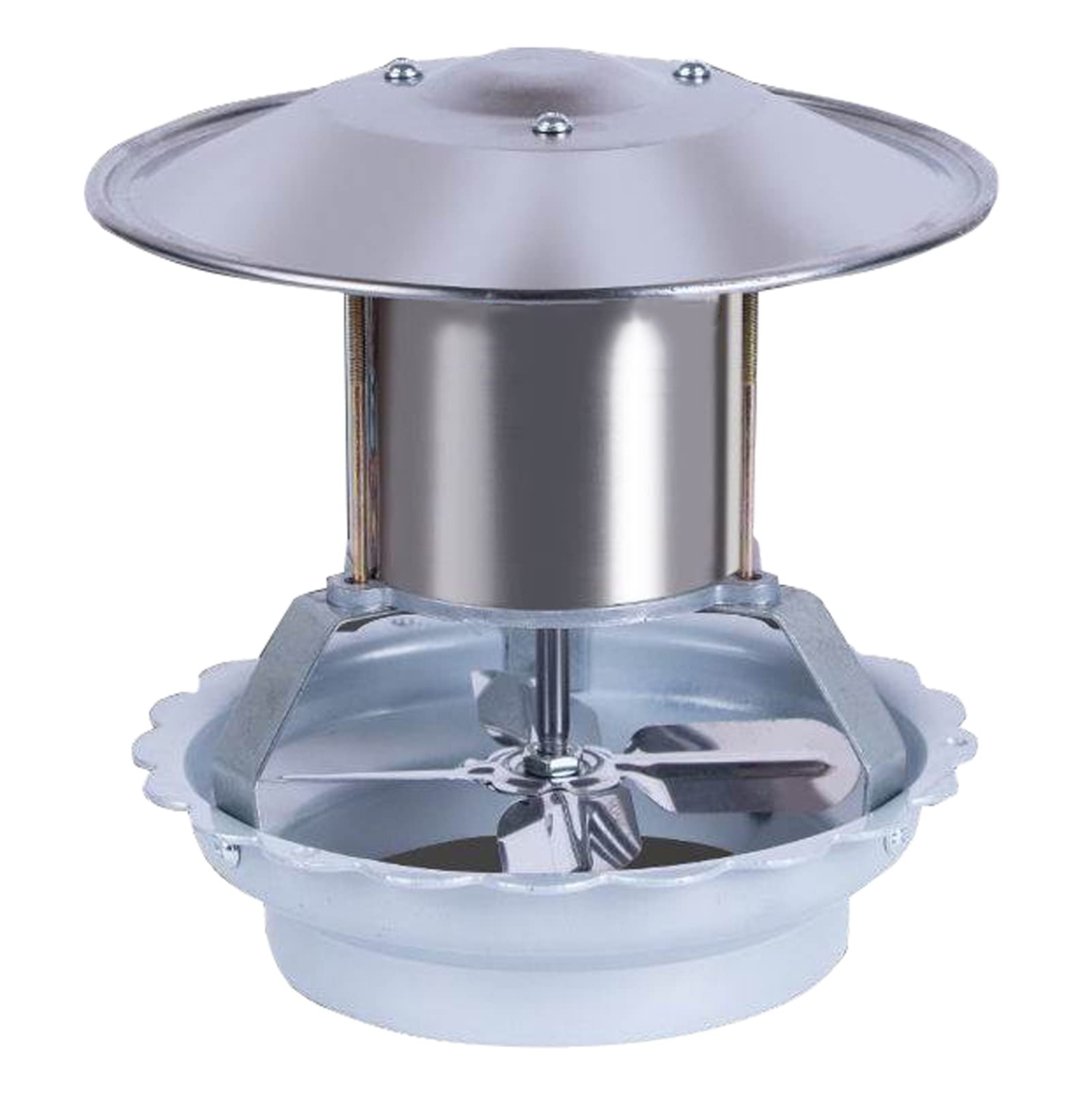 Aspirateur de cheminée extracteur de fumée de toit souffleur thermique poêle 80W