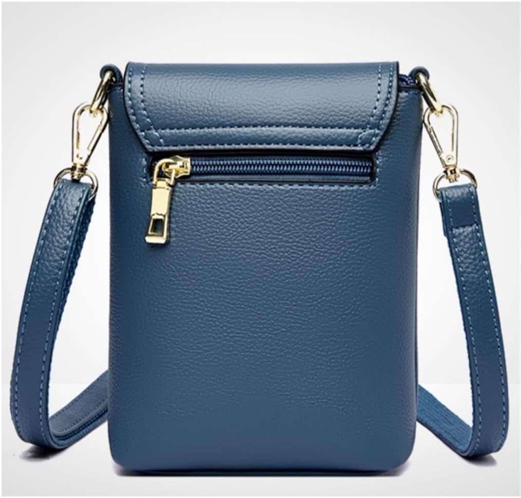 HBJWOV Leather Mini Messenger Mother Mobile Phone Bag Vertical Coin Purse Shoulder Small Women