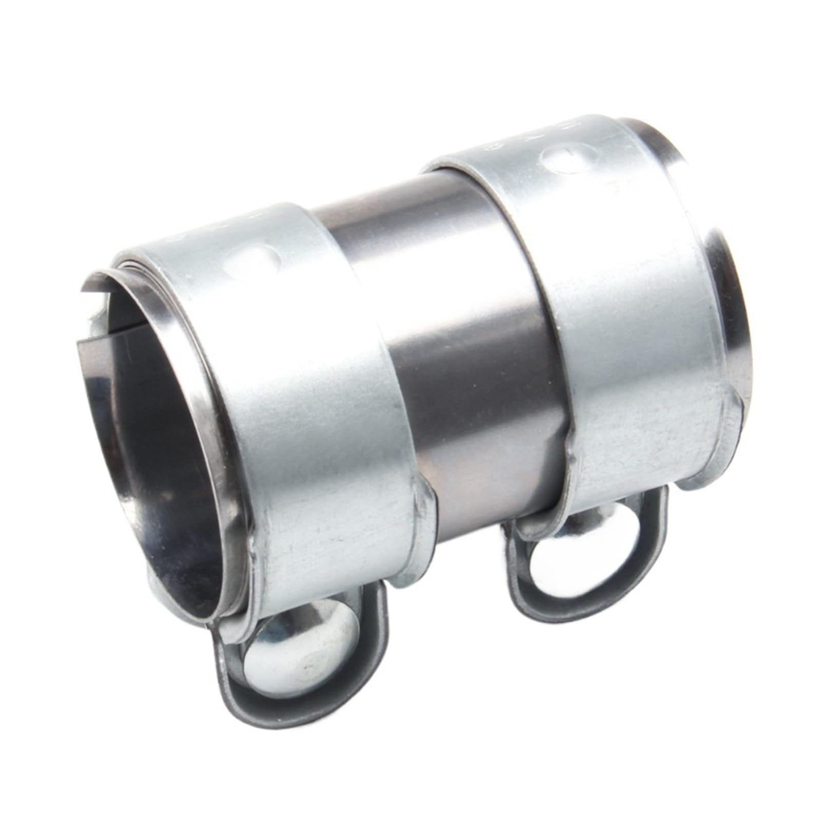 Hqycl 60Mm(2.36 In) Exhaust Clamps Stainless Steel 45Mm 50Mm 55Mm 60Mm 65Mm 70Mm 76Mm Exhaust Tube Pipe Connector Joiner Sleeve Clamps Adjustable Tip(60Mm(2.36 In))