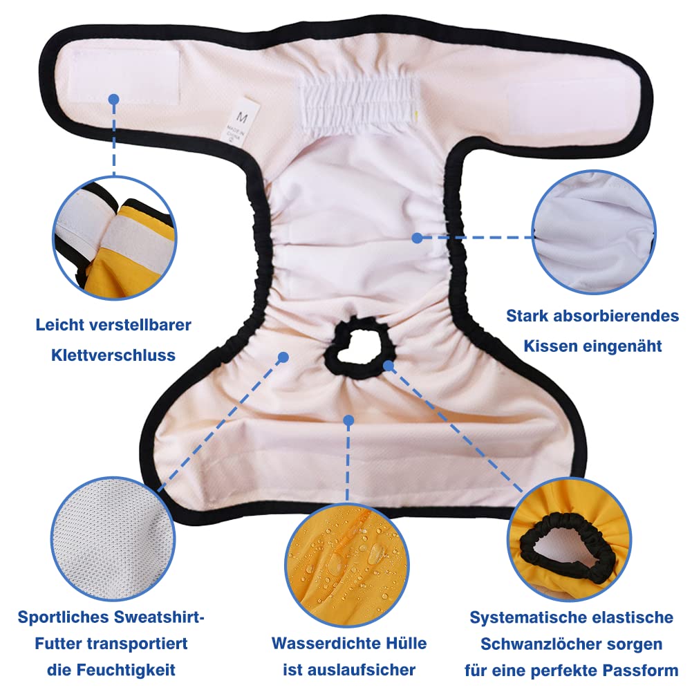 SOARFLY Female Dog Nappies for Female Dogs Dog Nappies, Highly Absorbent - Image 3