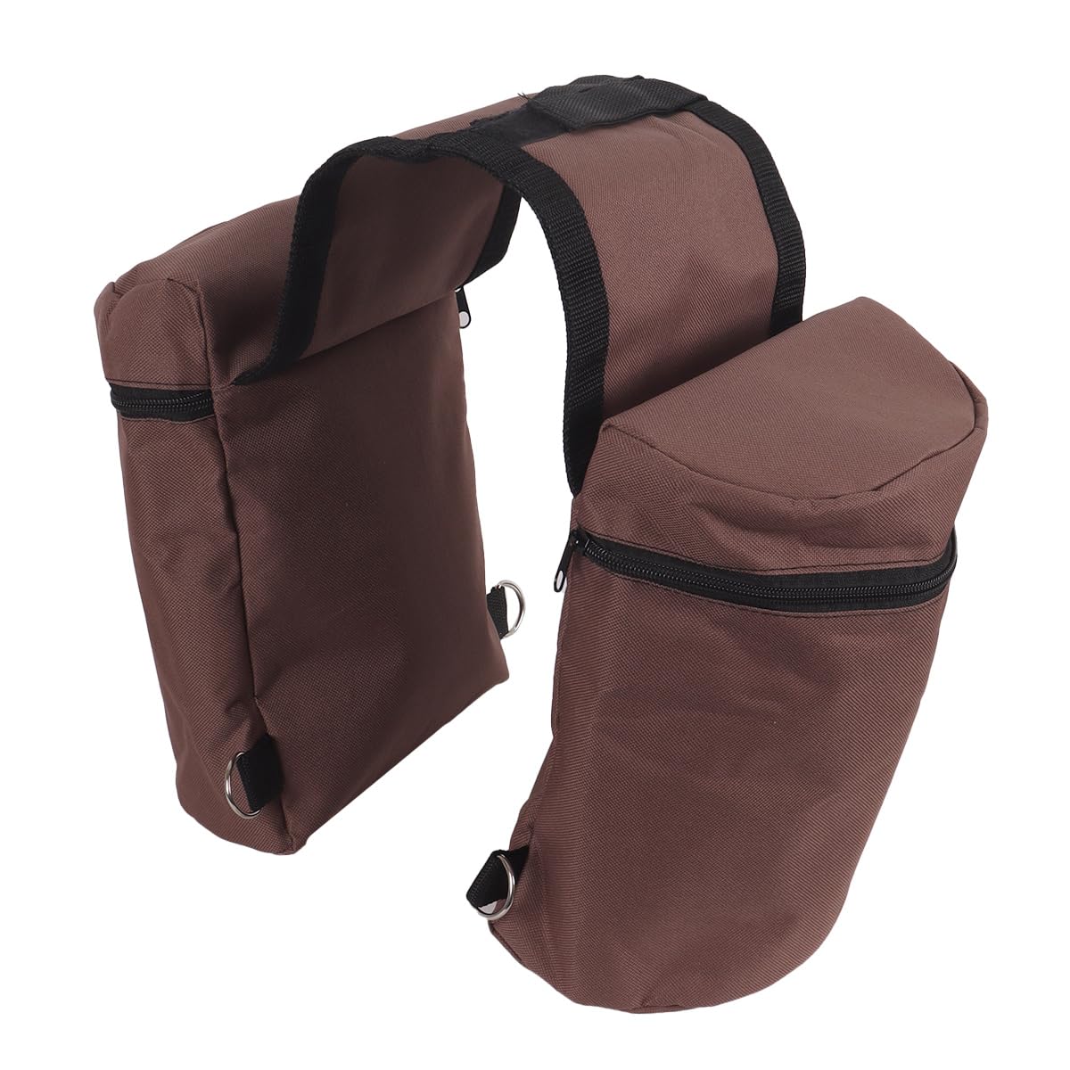 Bolsa de silla de montar para botella de agua, portátil y versátil, estilo Knaufhorn, ideal para rutas a caballo. Bolsa de silla de montar con forma de cuerno para café.