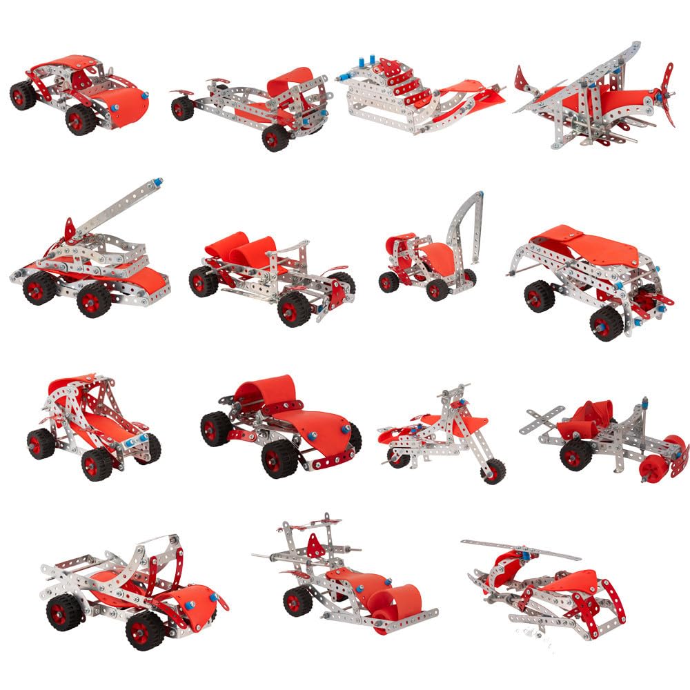 CloudTech® Enginero Mechanical Kit for Kids | Metal Construction Engineer Toys | STEM Toy Set for Boys & Girls, Age 7+ | Level 3 (195 Pcs)